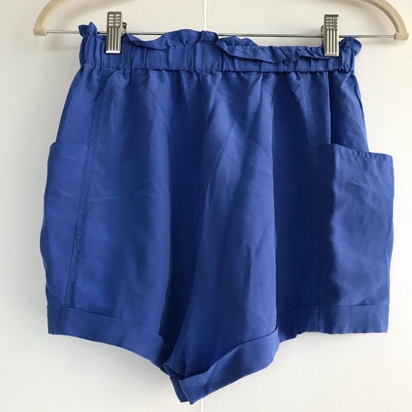 ARITZIA | WILFRED HIGH RISE SILK SHORTS - Picture 3 of 3
